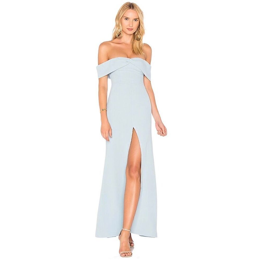 Lovers & Friends Danica Gown in Silver Blue